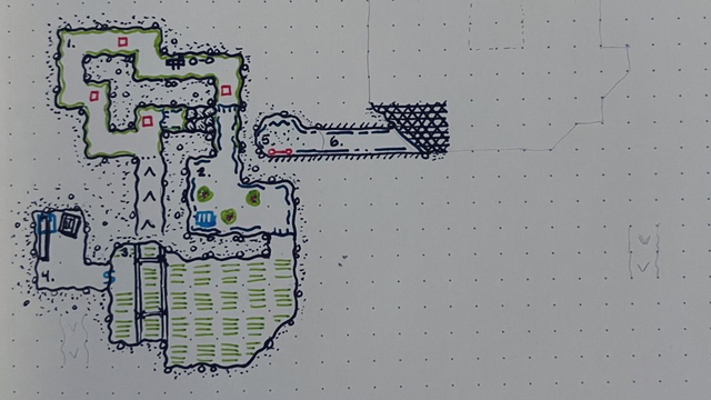 Level 3, rooms 1 to 6