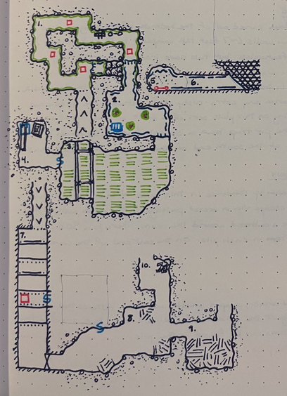 Level 3, rooms 1 to 10