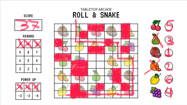 Tabletop Arcade: Roll & Snake by Gabriel Toschi