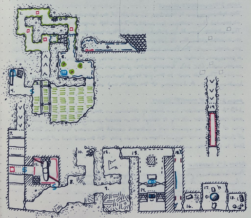 Level 3, rooms 1 to 19