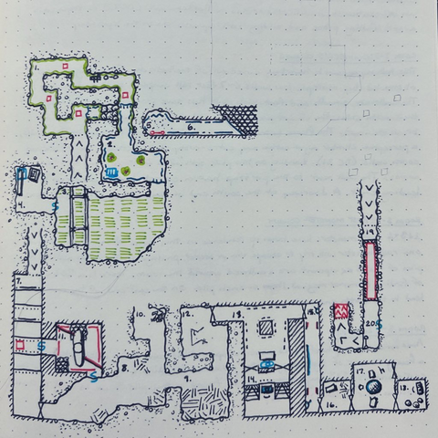 Level 3, rooms 1 to 20