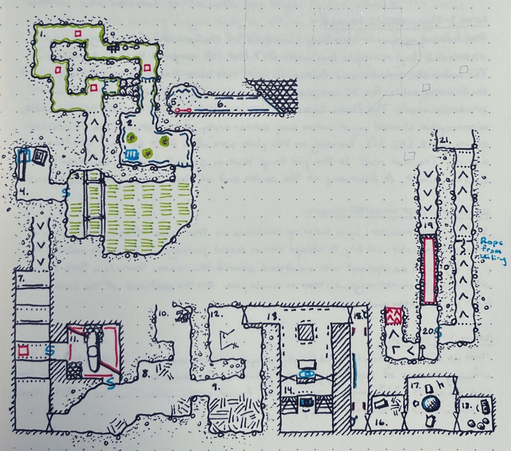 Level 3, rooms 1 to 21