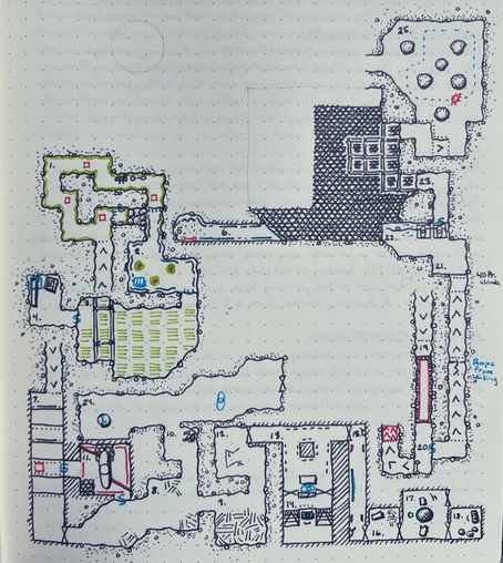 Level 3, rooms 1 to 25