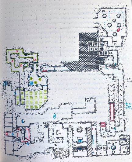 Level 3, rooms 1 to 27