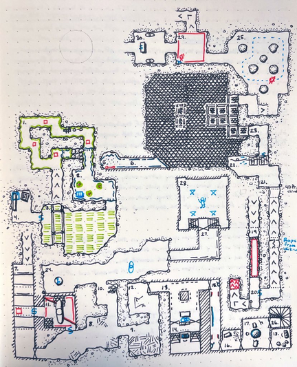 Level 3, rooms 1 to 30