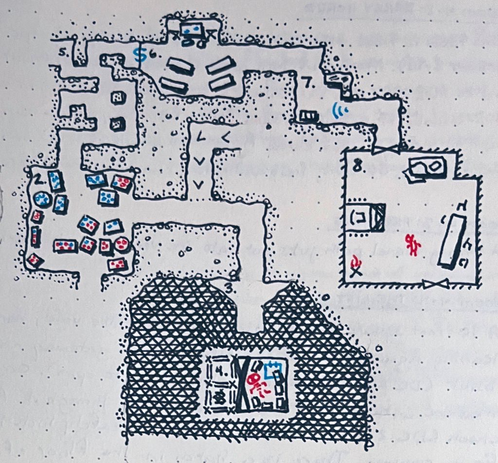 Level 4, rooms 2 to 8