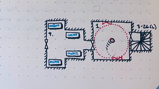 Level 4, rooms 1 and 9