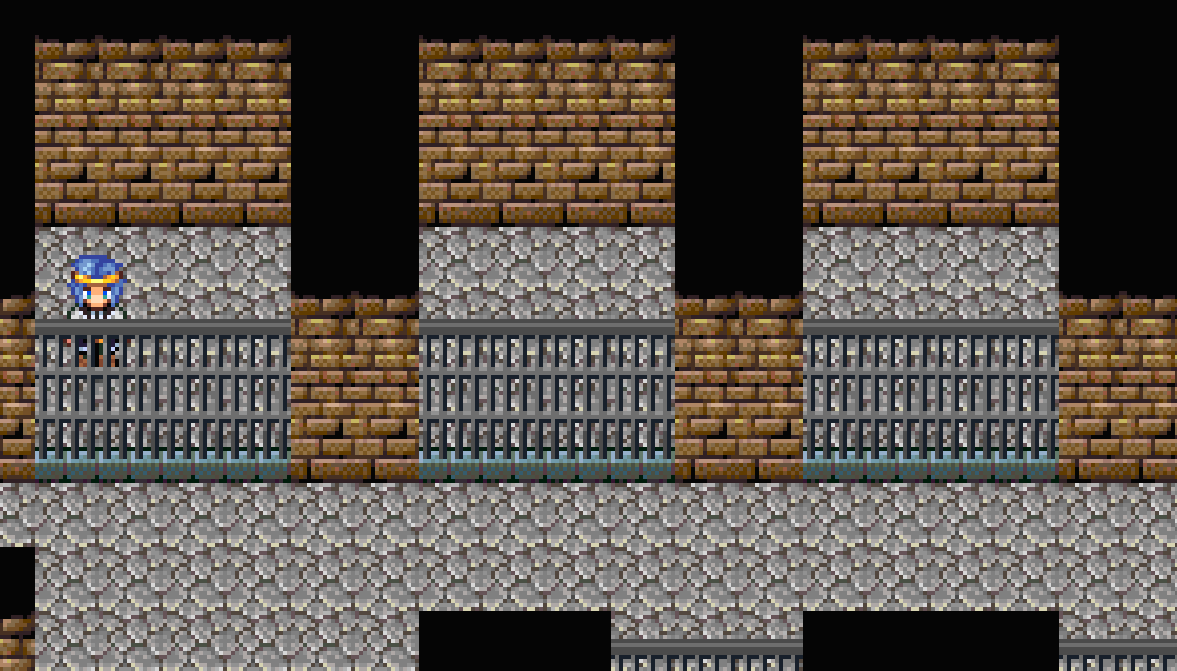 A bridge of broken blocks #gamedev #indiedev