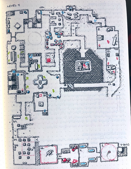 Level 4, rooms 1 to 24
