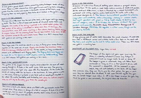 Written descriptions of rooms 4-23 to 29