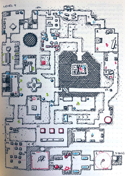 Level 4, all rooms