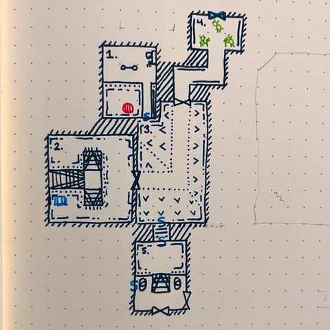 Level 5, rooms 1-5