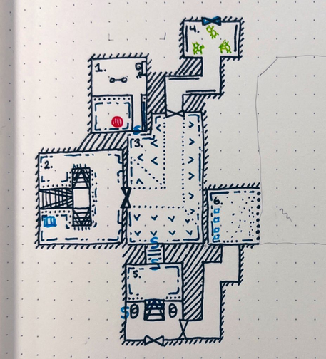 Level 5, rooms 1-6