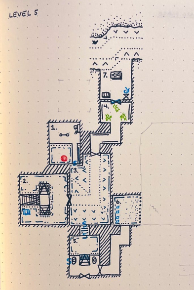 Level 5, rooms 1-7