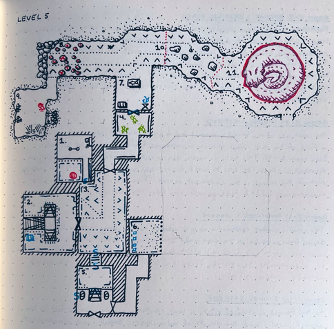 Level 5, rooms 1-11