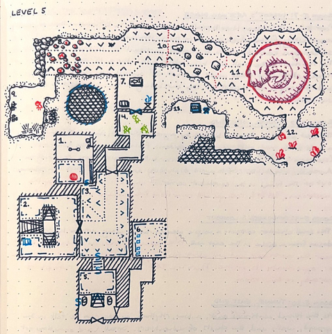 Level 5, rooms 1-13