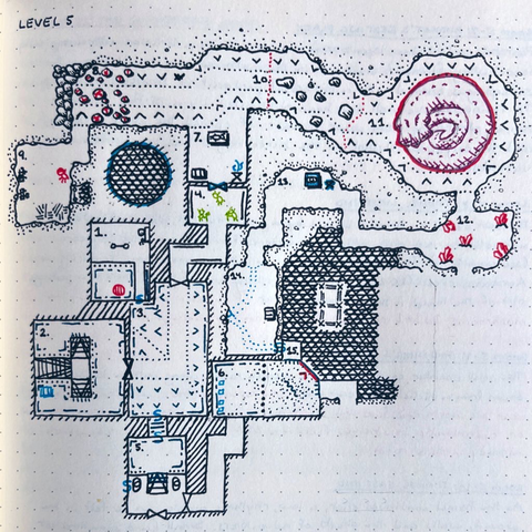 Level 5, rooms 1-15