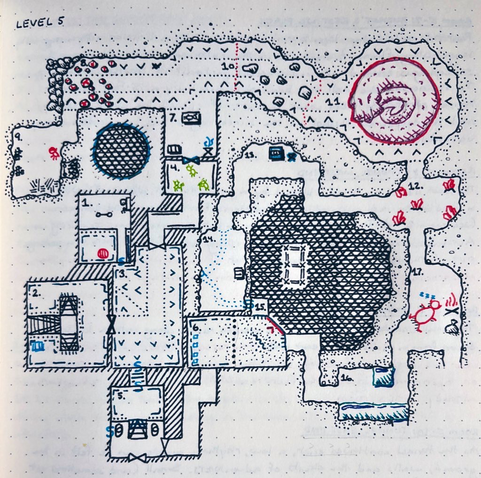 Level 5, rooms 1-17