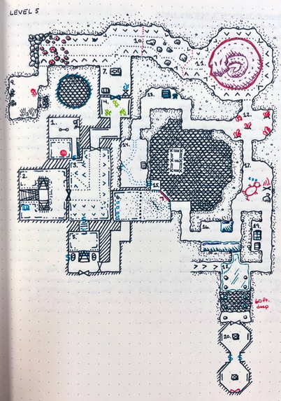 Level 5, rooms 1-20