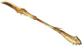 MH4U Bone staff Insect Glaive