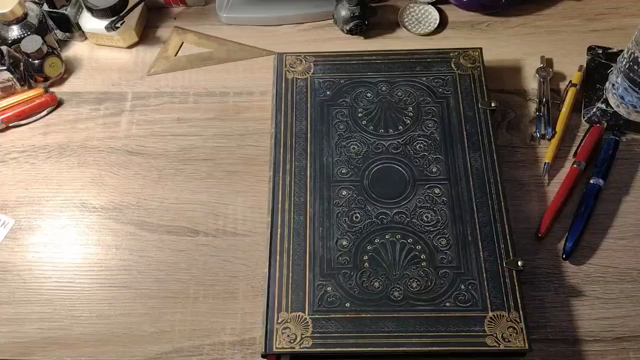 Ben's beautiful design notebook filled with fountain pen cursive writing, drawings, and diagrams like a book you'd find in an adventure game.

Source: https://x.com/ben_304/status/1524364780899028995
