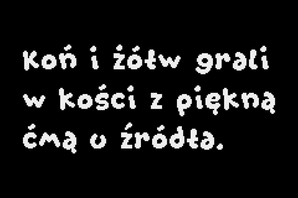 MORE - Polish pangram