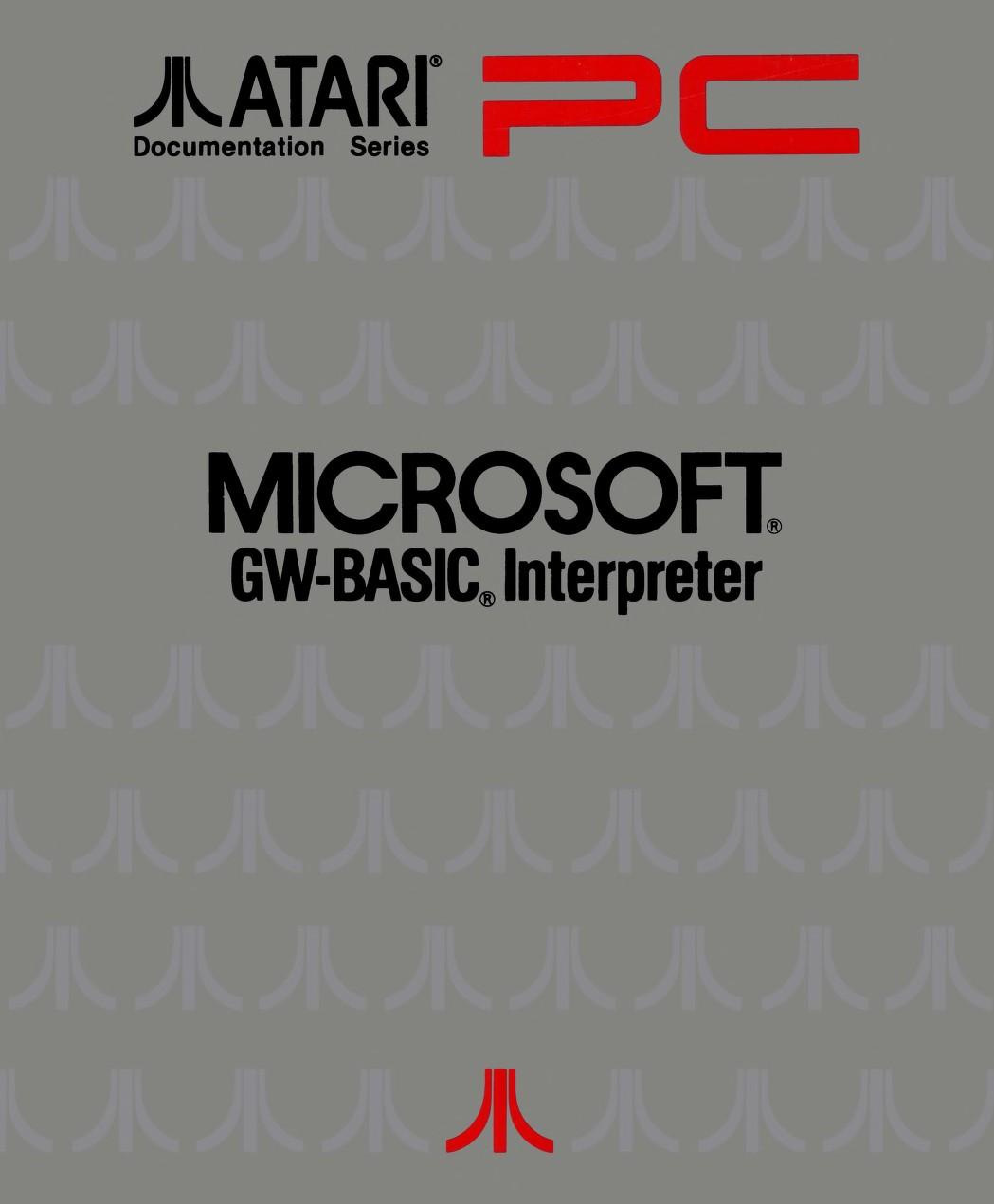 GW-BASIC Manual, published by Atari