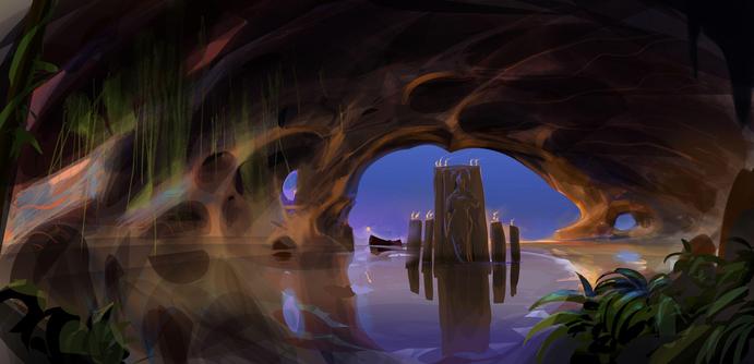 Concept art for untitled lighthouse horror game. #conceptart #digitalart #digitalpainting #krita #indiegames #gamedev #g