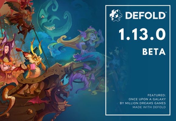 Defold 1.13.0 Beta is here! 🚀 This is a big release and a spring cleanup where we remove a lot of deprecated stuff to k