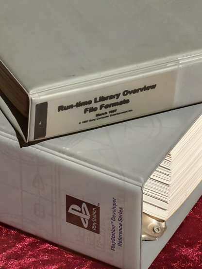 OG equipment and documentation that was used to build Tomb Raider in the mid-90s and beyond. #playstation #history #tomb