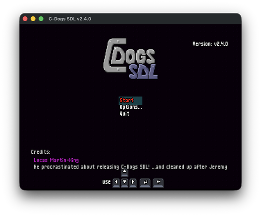 Today I'm fixing a 2-decade lie - #CDogsSDL doesnโt look like C-Dogsโฆ until now! Like many #DOS games, C-Dogs was design