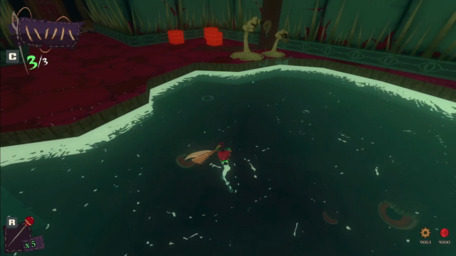 Diving into new mechanics. Hereโs a quick sneak peek testing the swimming mechanics, Ryn finally stops sinking like a ro