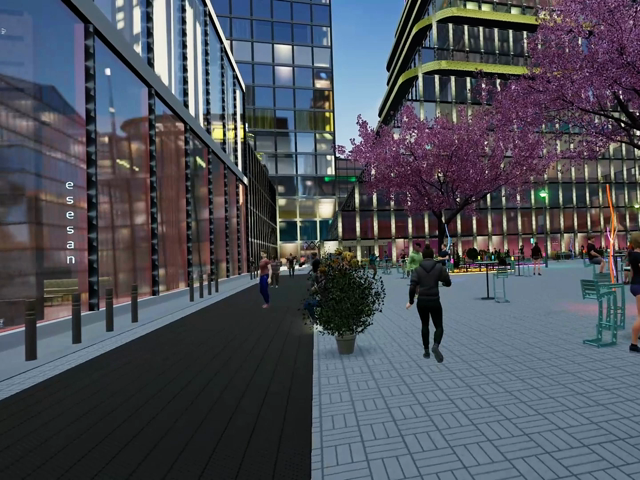 The increased population certainly changes the city's feel in VR! #screenshotsaturday #indiegame #procgen
