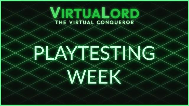 I just started a 1st playtest week on Steam of my Turn Based Strategy game Virtualord. Sign up before the 30th to get ac
