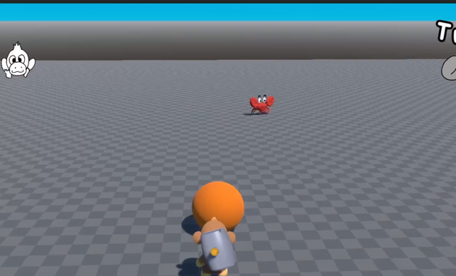 Crabby enjoys playing ball, although he looks a bit angry 🦀 #gamedev #gaming #indiedev