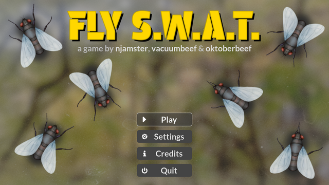 A short video showcasing the gameplay of our game "Fly S.W.A.T." for a fairly incompetent player (me). The goal is to move flies out of the way before the AI controlled fly swatter turns them into mush. Unfortunately, the flies have a (somewhat suicidal) will of their own and keep messing up my genius plans for them...