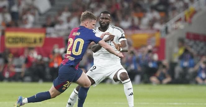 Germany’s Antonio Rüdiger hit with suspension after El Clásico outburst