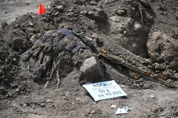 Mass graves of civilians likely killed by Armenian forces found near Khojaly, Shusha