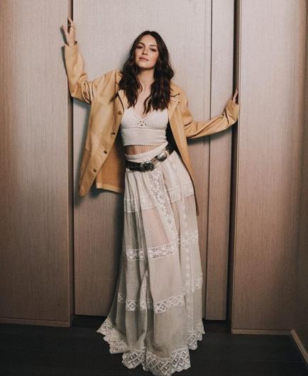 Ella Hunt - Emilio Madrid photo diary getting ready for Ralph Lauren show for Harper's Bazaar - April 2025