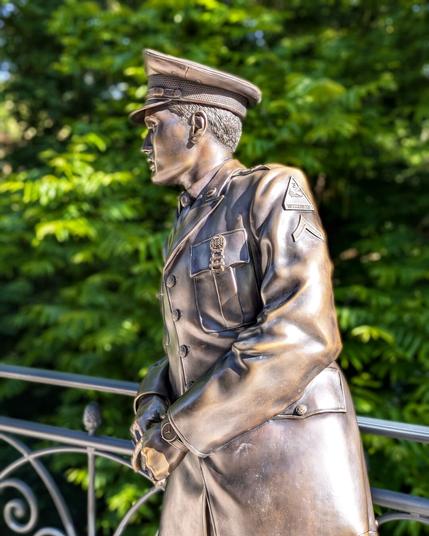 bronze statue of Elvis Presley, who stayed in Bad Nauheim when stationed in Germany