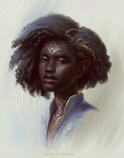 Blue & Gold, by Zara Alfonso