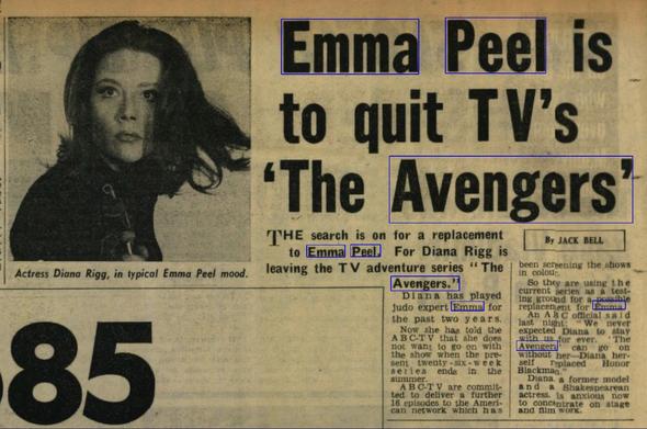 Newspaper clipping