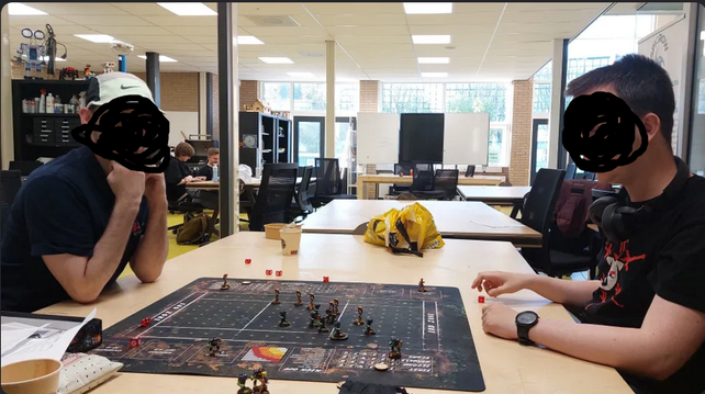 Two muppets (anonymised) learning to play the Game of Games.