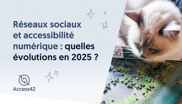 Réseaux sociaux et accessibilité numérique : quelles évolutions en 2025 ? Access42.