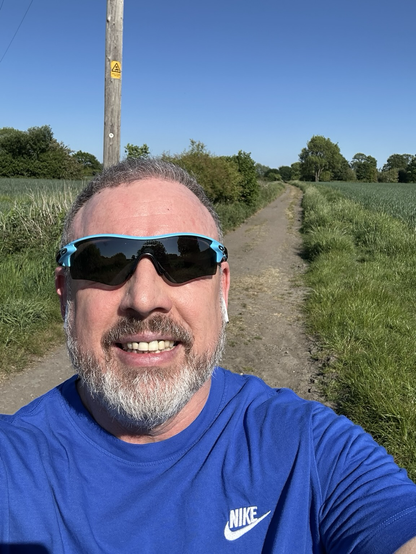 Happy man in shades