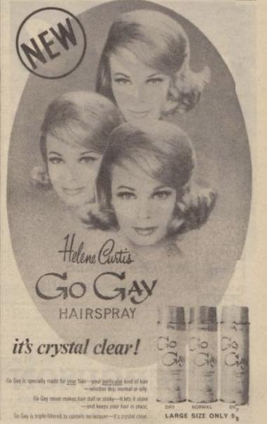 Hairspray advertisement
