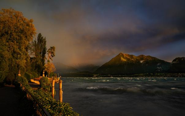 Sturm am Thunersee