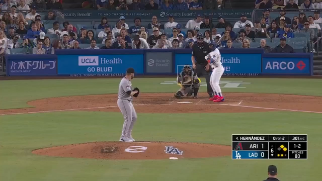 [Highlight] Teoscar Hernández puts the Dodgers ahead in the 6th with a 3-run shot.