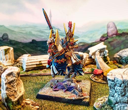 Warhammer 28mm high elf miniature
