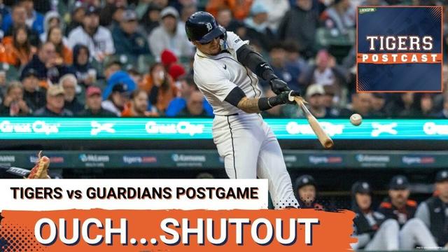 TIGERS POSTCAST: OUCH! Detroit Tigers SHUTOUT By Cleveland Guardians, Tanner Bibee Throws 7 Shutout